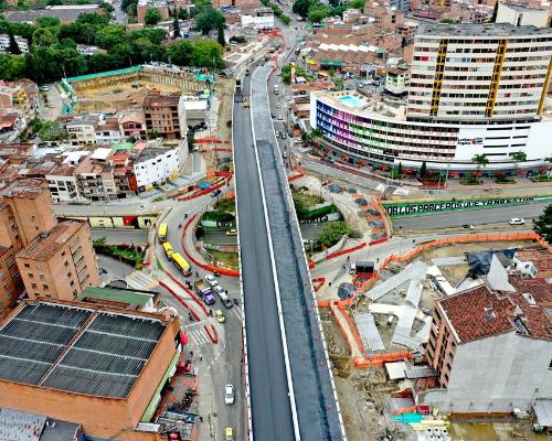 FotografoFoto Alcaldía de Medellín:Para avanzar con las obras del intercambio vial de la 80, habrá cierre total de la calzada norte de San Juan.